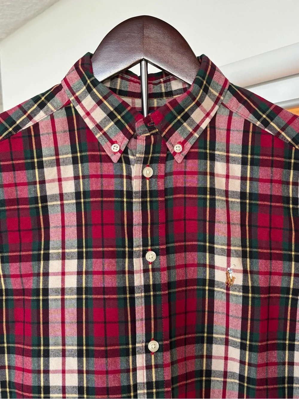 NWT Polo Ralph Lauren Boys  Button Down Shirt L 14 16 School Flannel